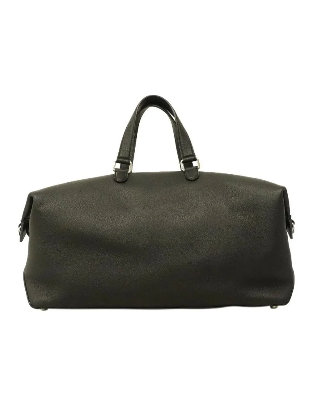 Fendi Boston Bag Louis 45 Duffle Leather Black Silver